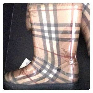Children’s Burberry Rainboots